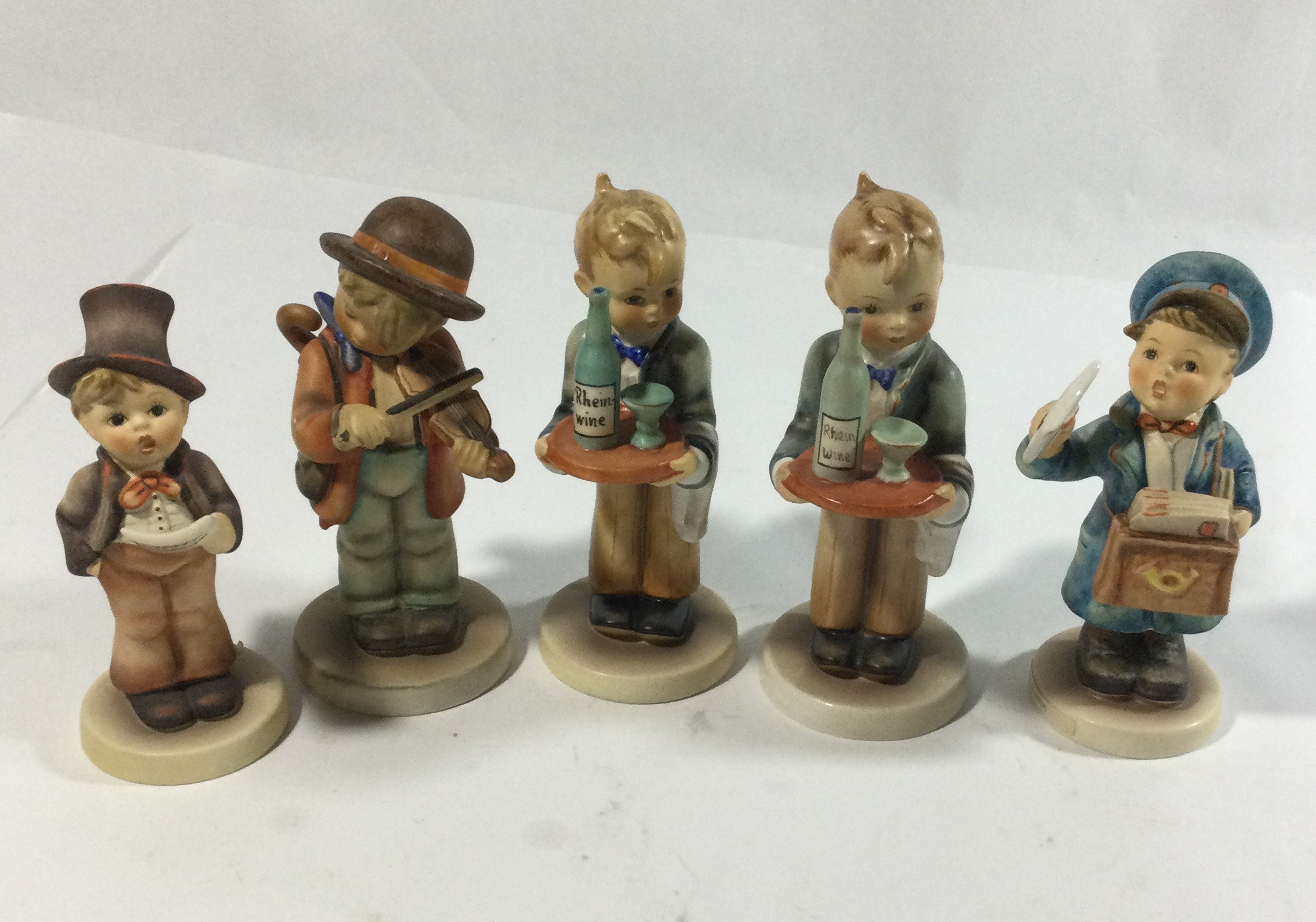 5 Hummel collectible figurines one double set