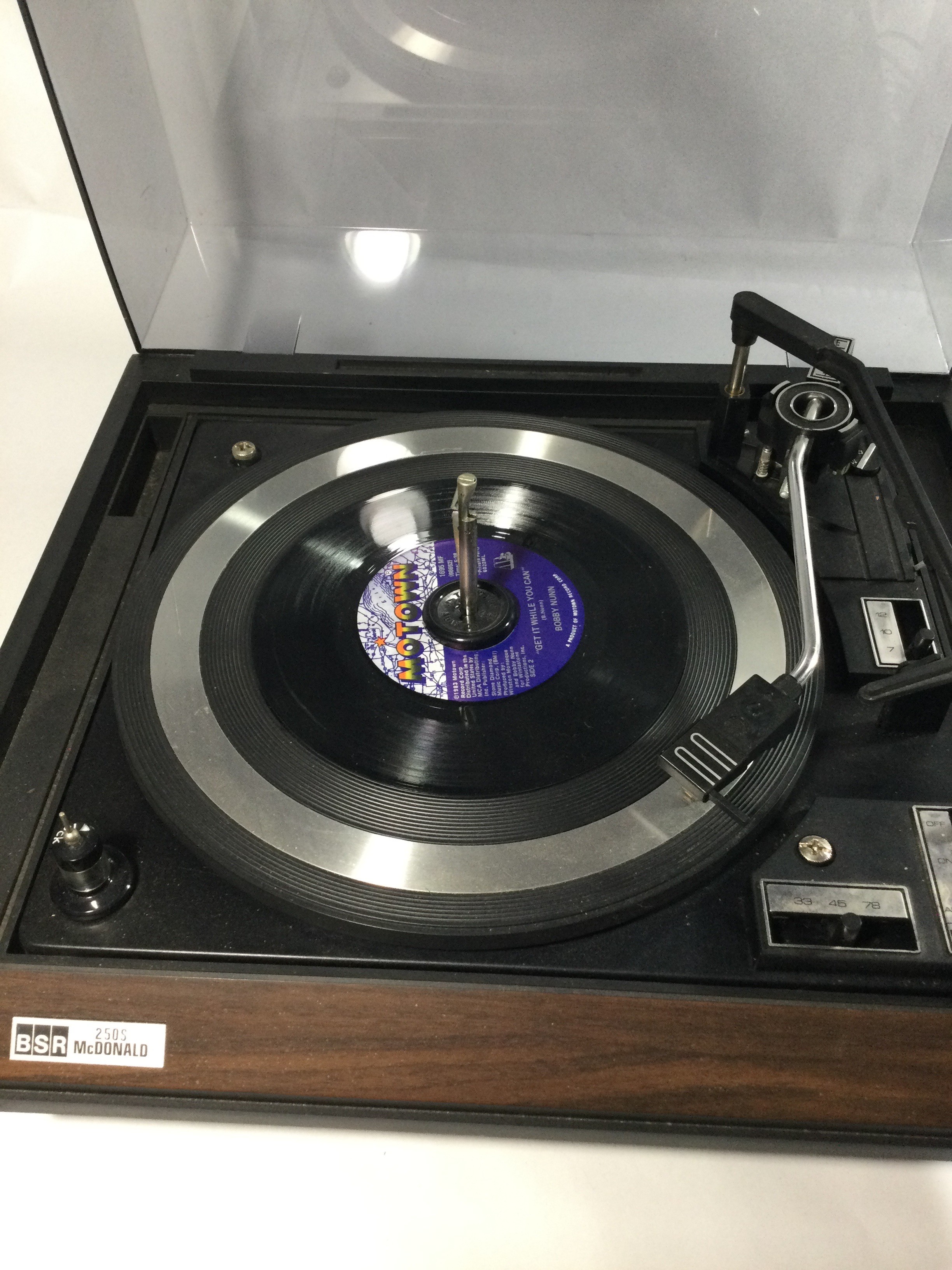 BSR McDonald 250 S turntable