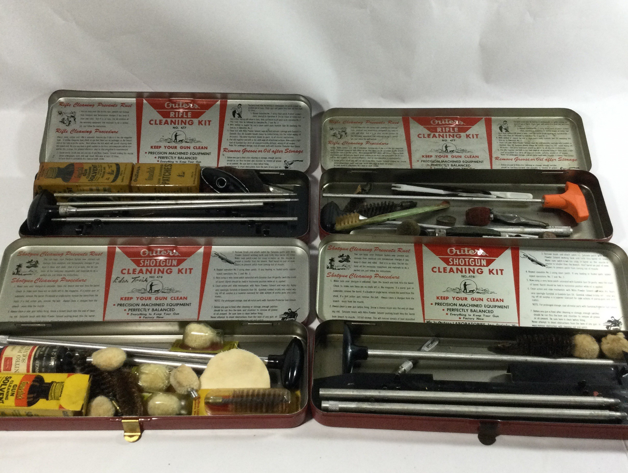 4 Outers Gun Cleaning Kits