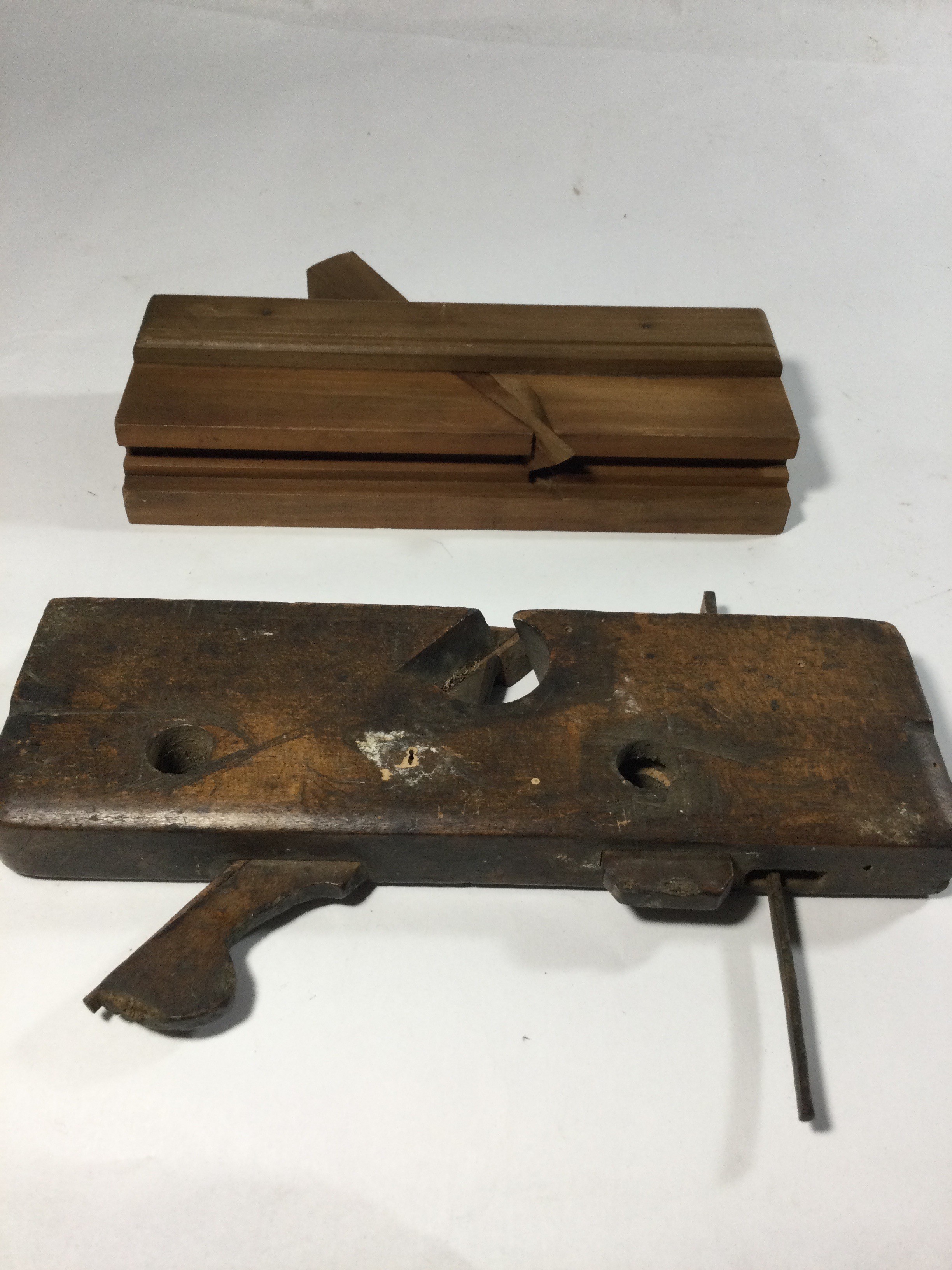 Vintage Wooden Molding Planes 8 1/2 x 3