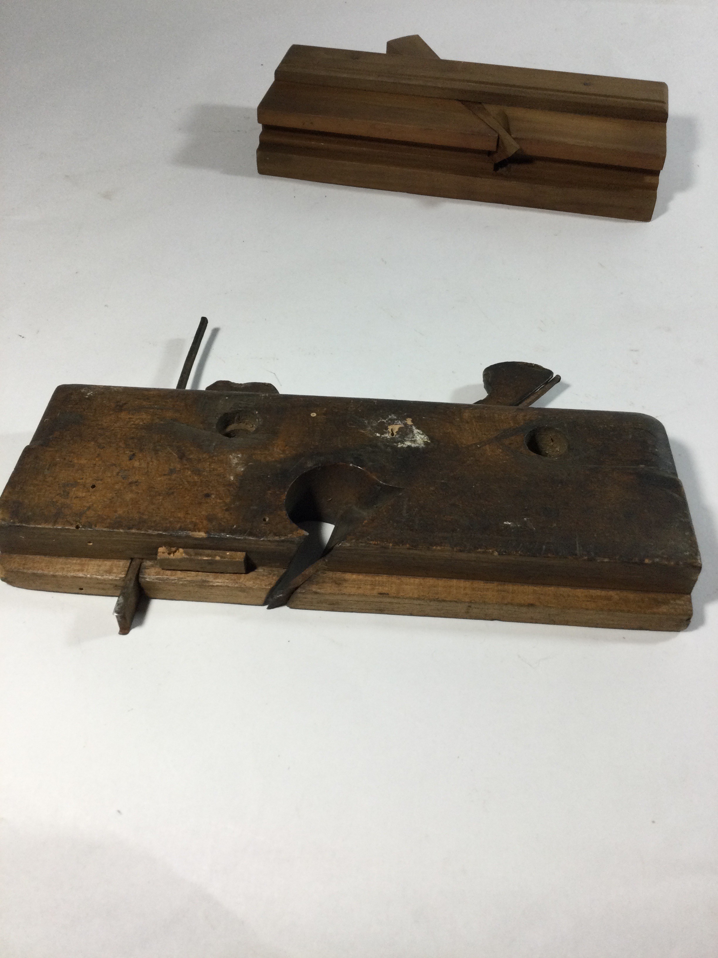 Vintage Wooden Molding Planes 8 1/2 x 3