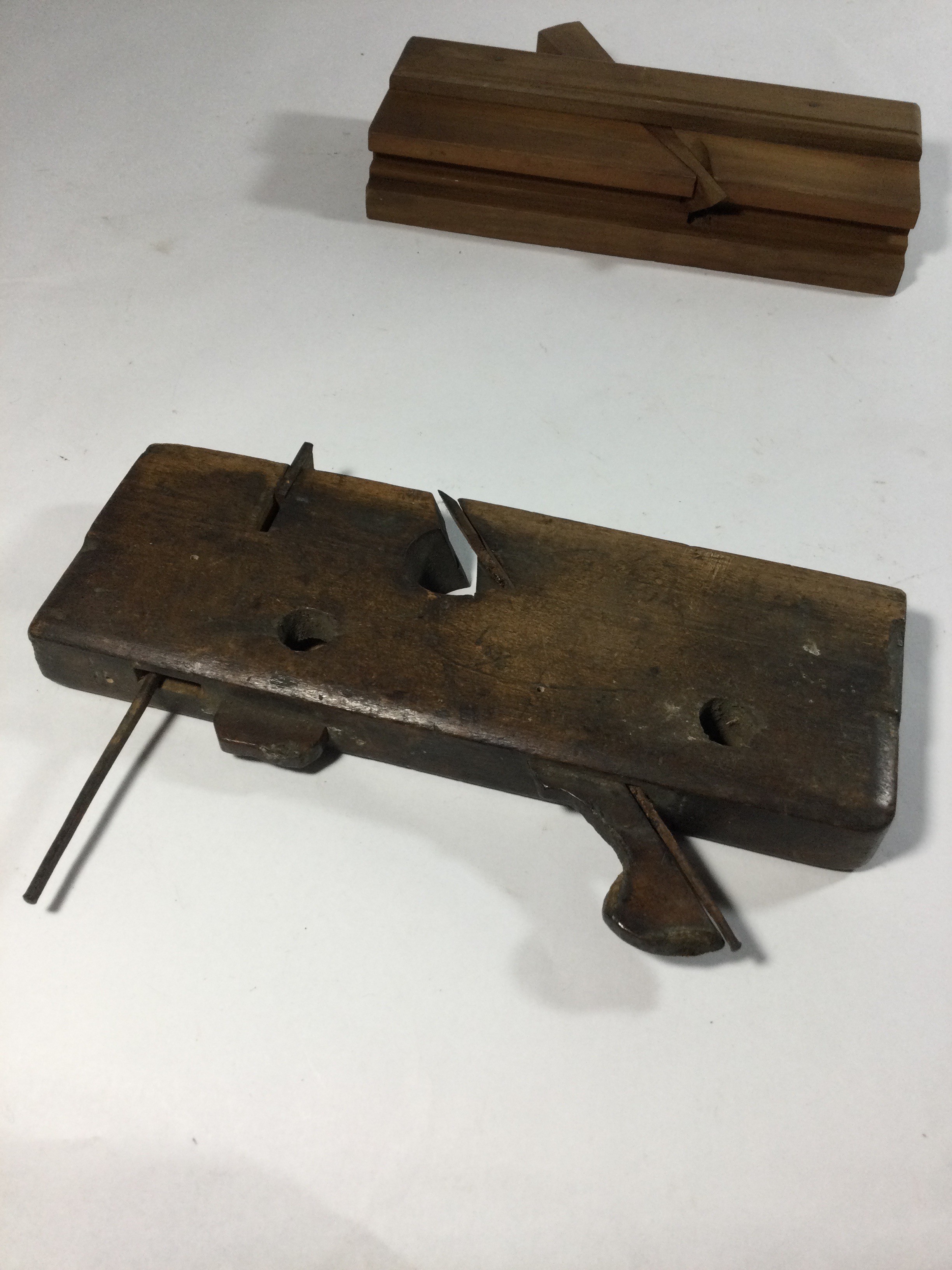 Vintage Wooden Molding Planes 8 1/2 x 3