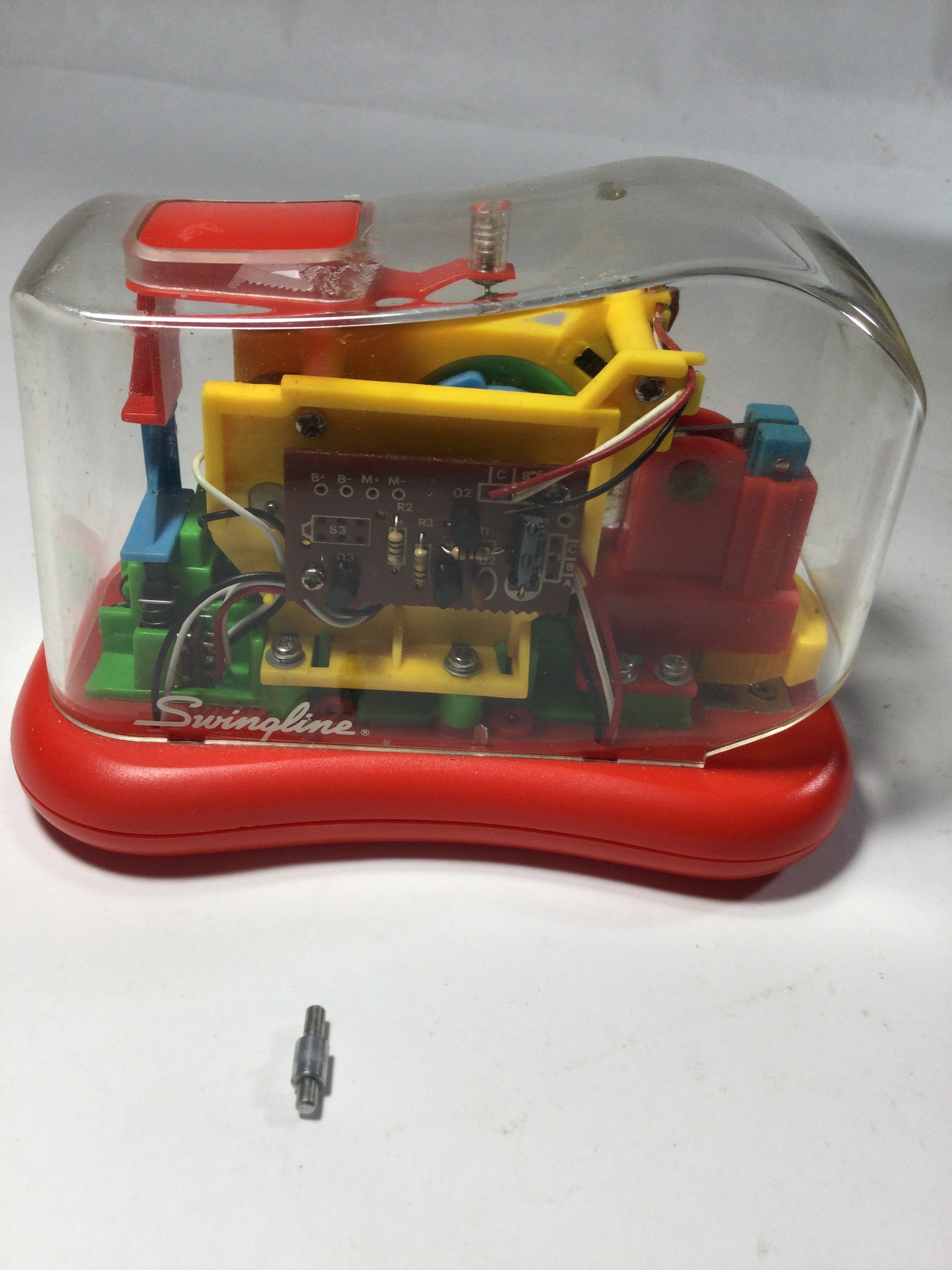 Vintage Swing line clear electric Auto Stapler