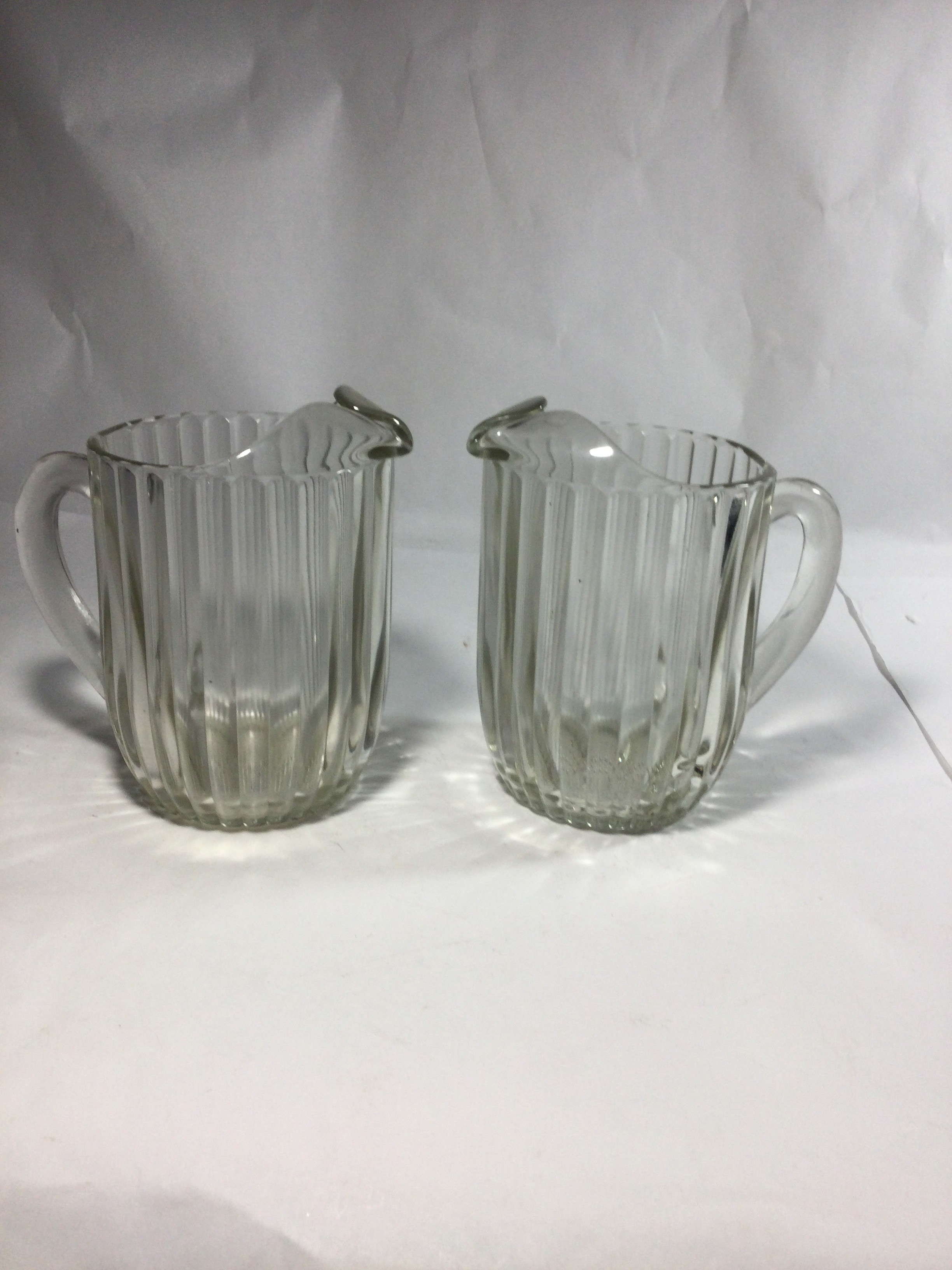 Vintage Glass Beverage (Beer) Pitchers (2)