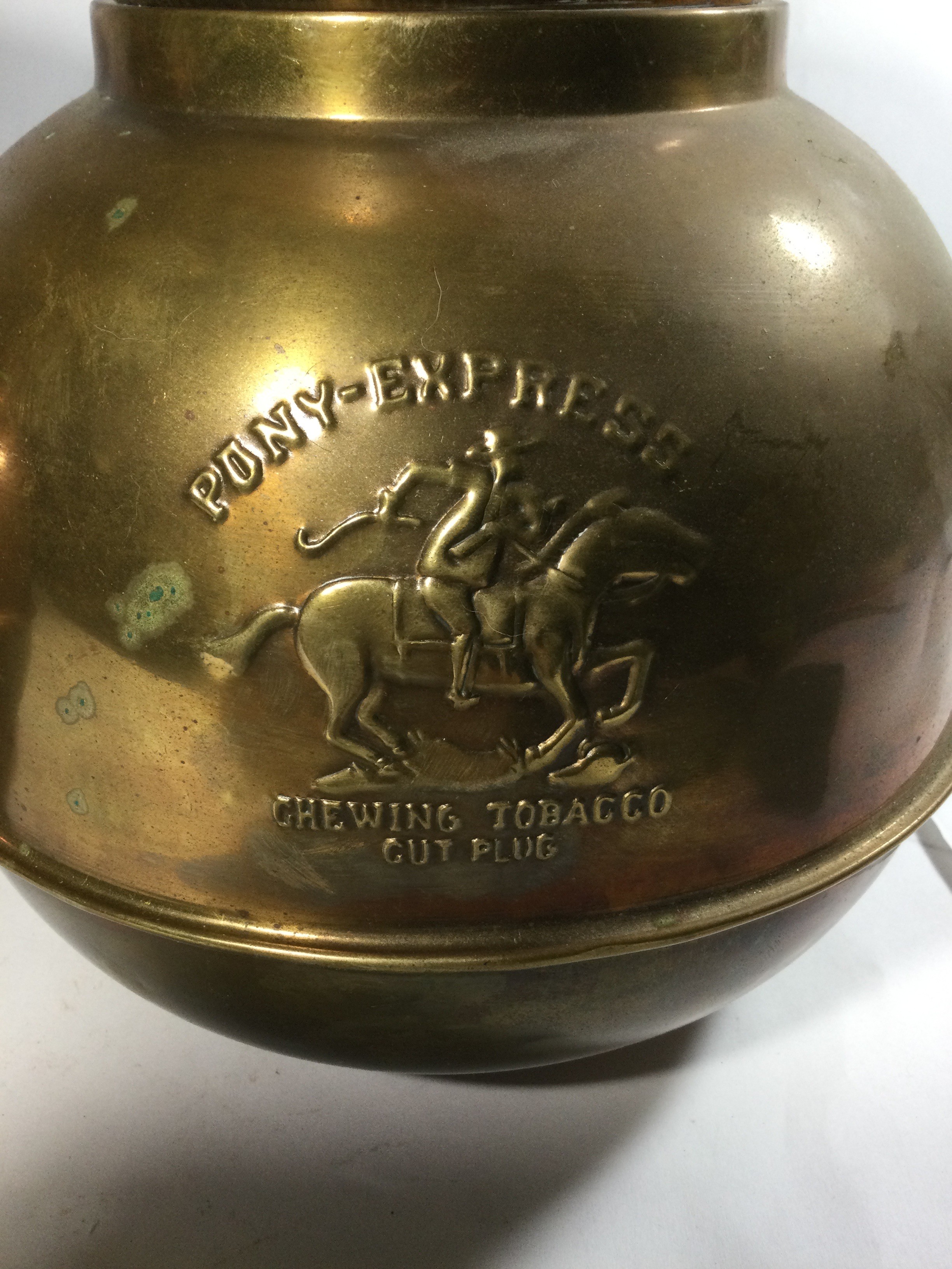 Vintage Spittoons Redskin Brand Chewing Tobacco