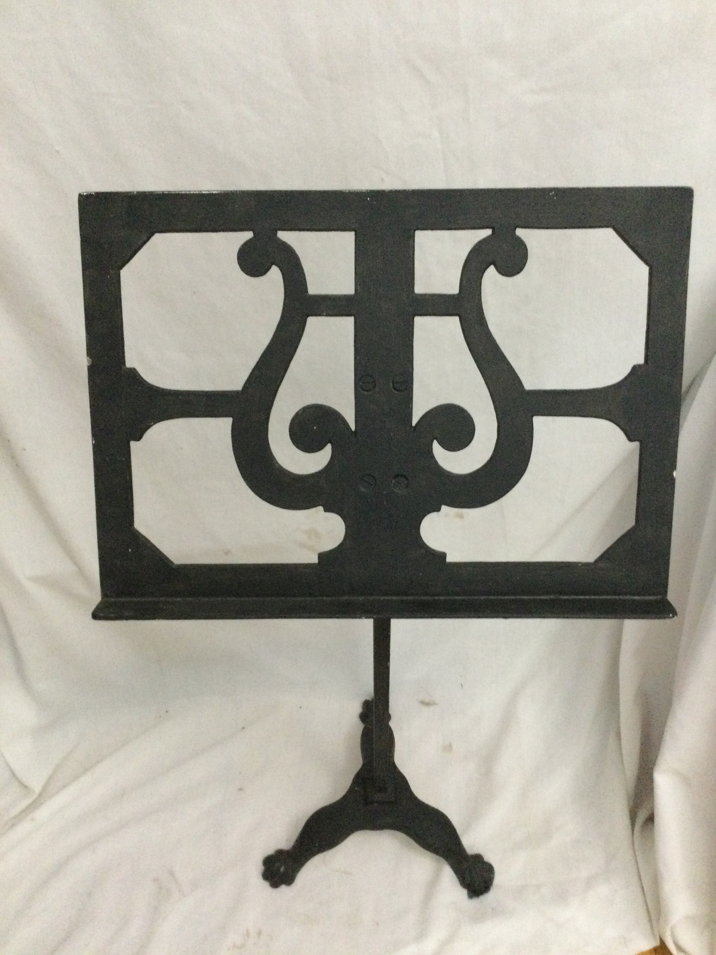 Vintage Hamilton Brand Metal LYRE Music Stand