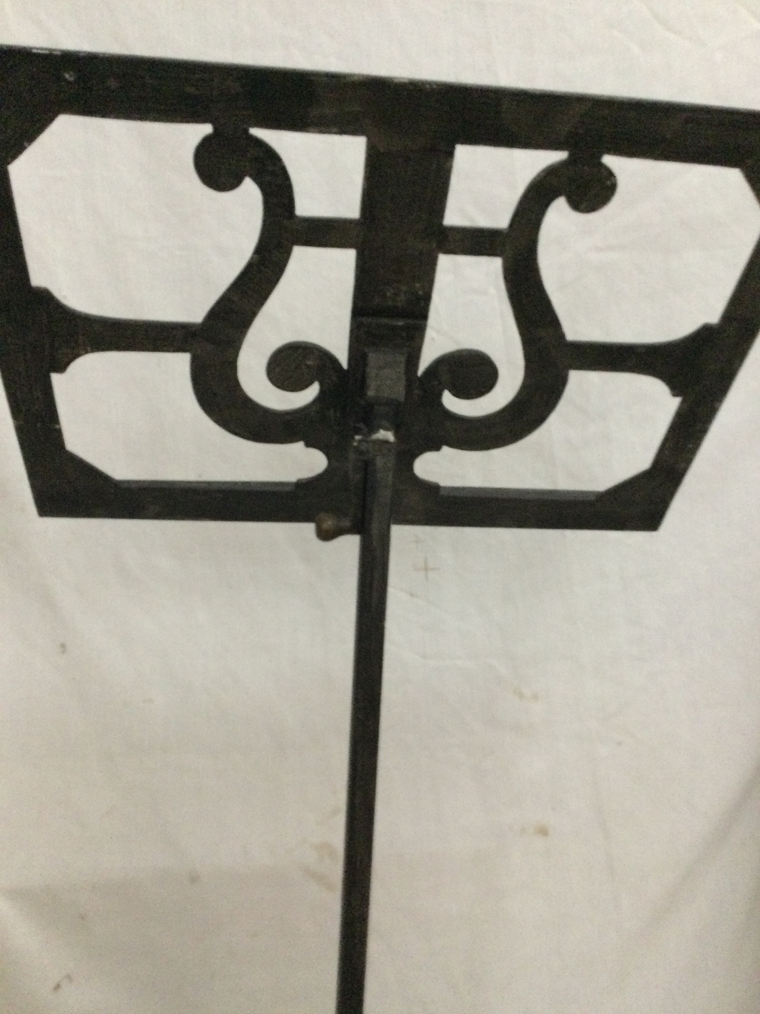 Vintage Hamilton Brand Metal LYRE Music Stand