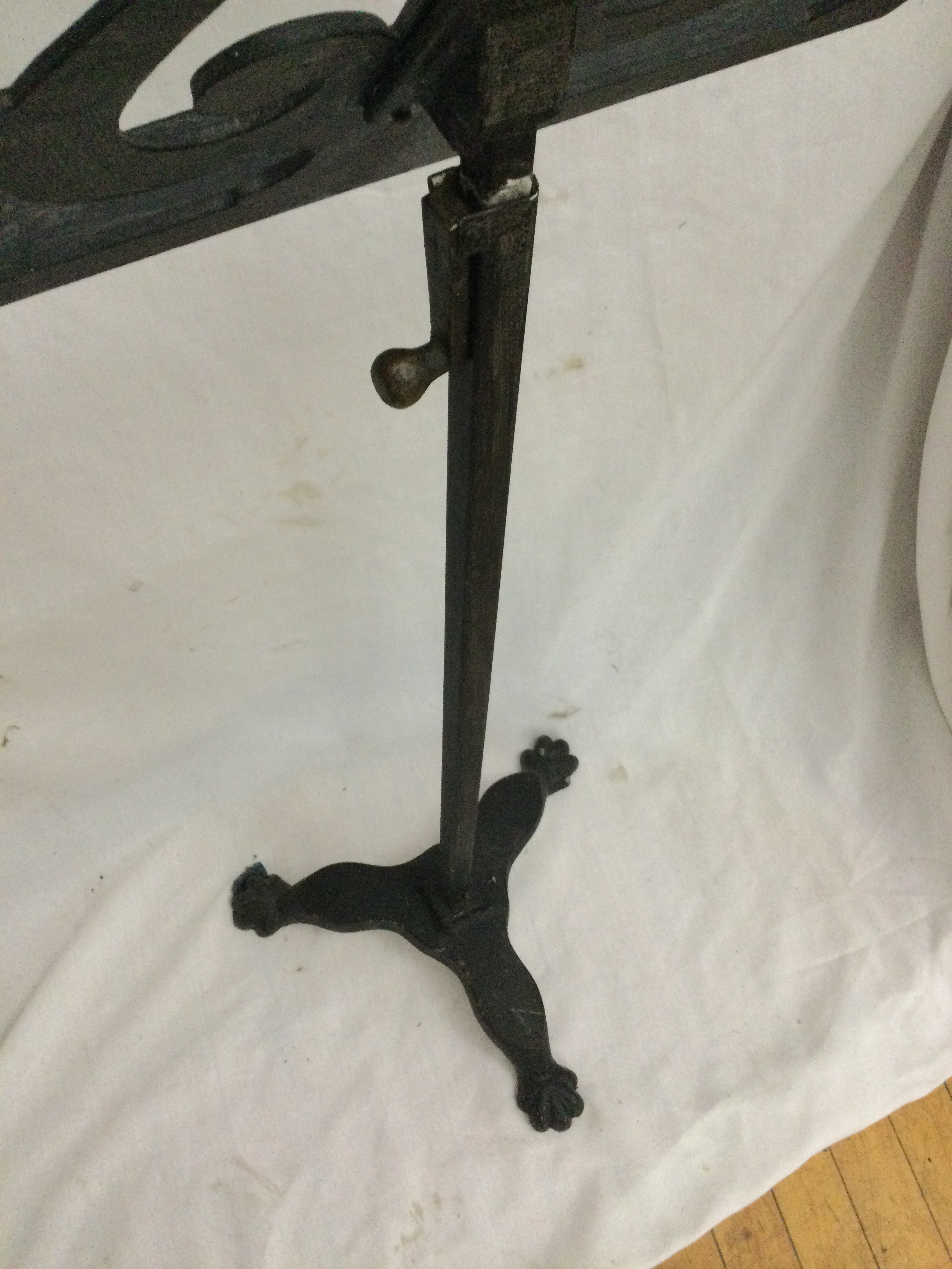 Vintage Hamilton Brand Metal LYRE Music Stand