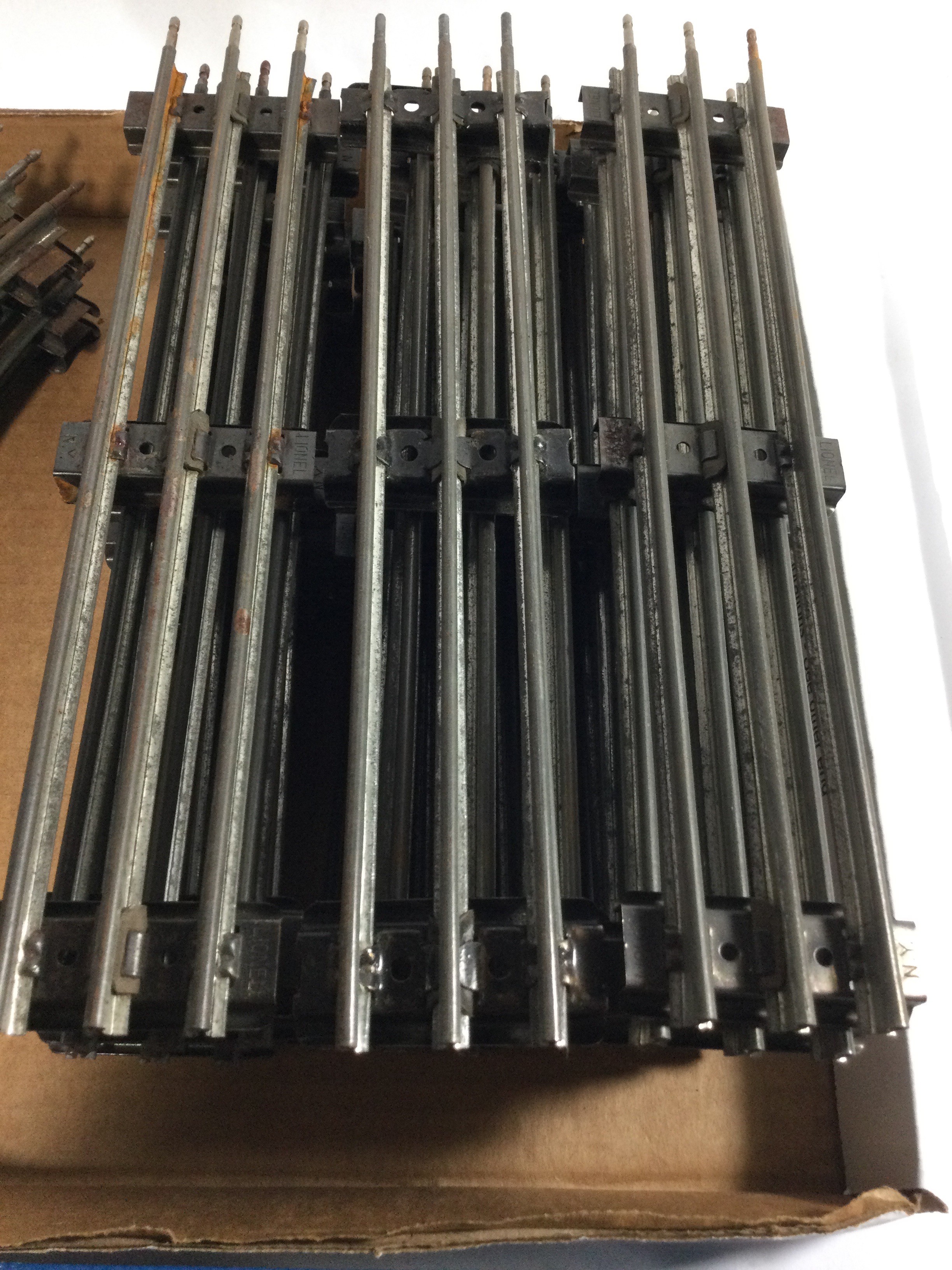 Assortment Lionel O Gauge tubular model train