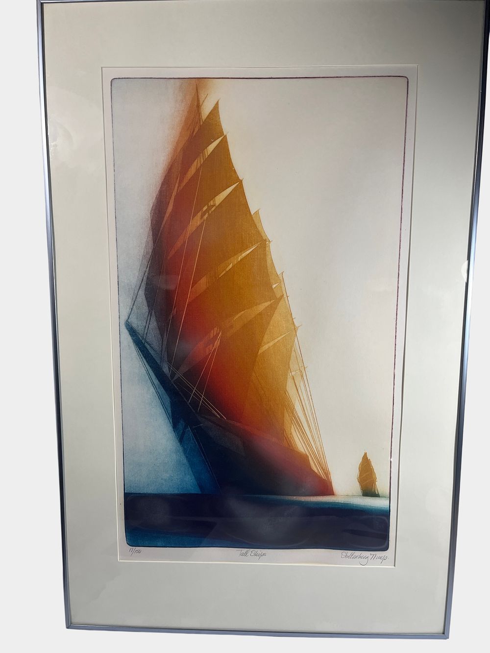 Lot 403: Donald Stoltenberg TALL SHIPS Color Etching & Aquatint