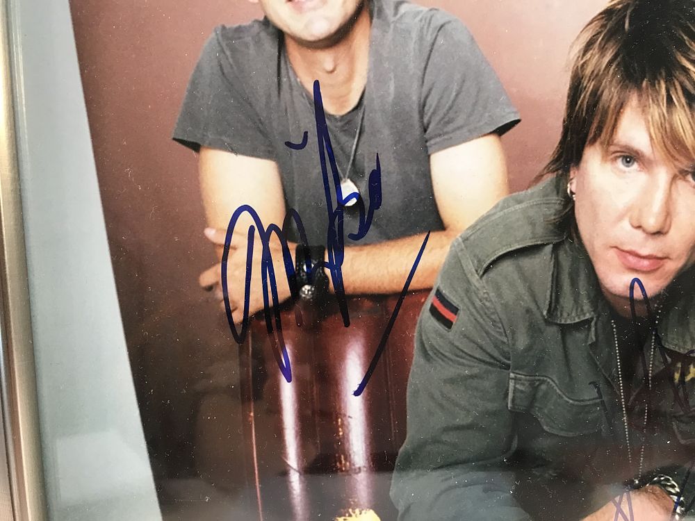 Lot 516: Goo Goo Dolls Band Signed Framed Photograph