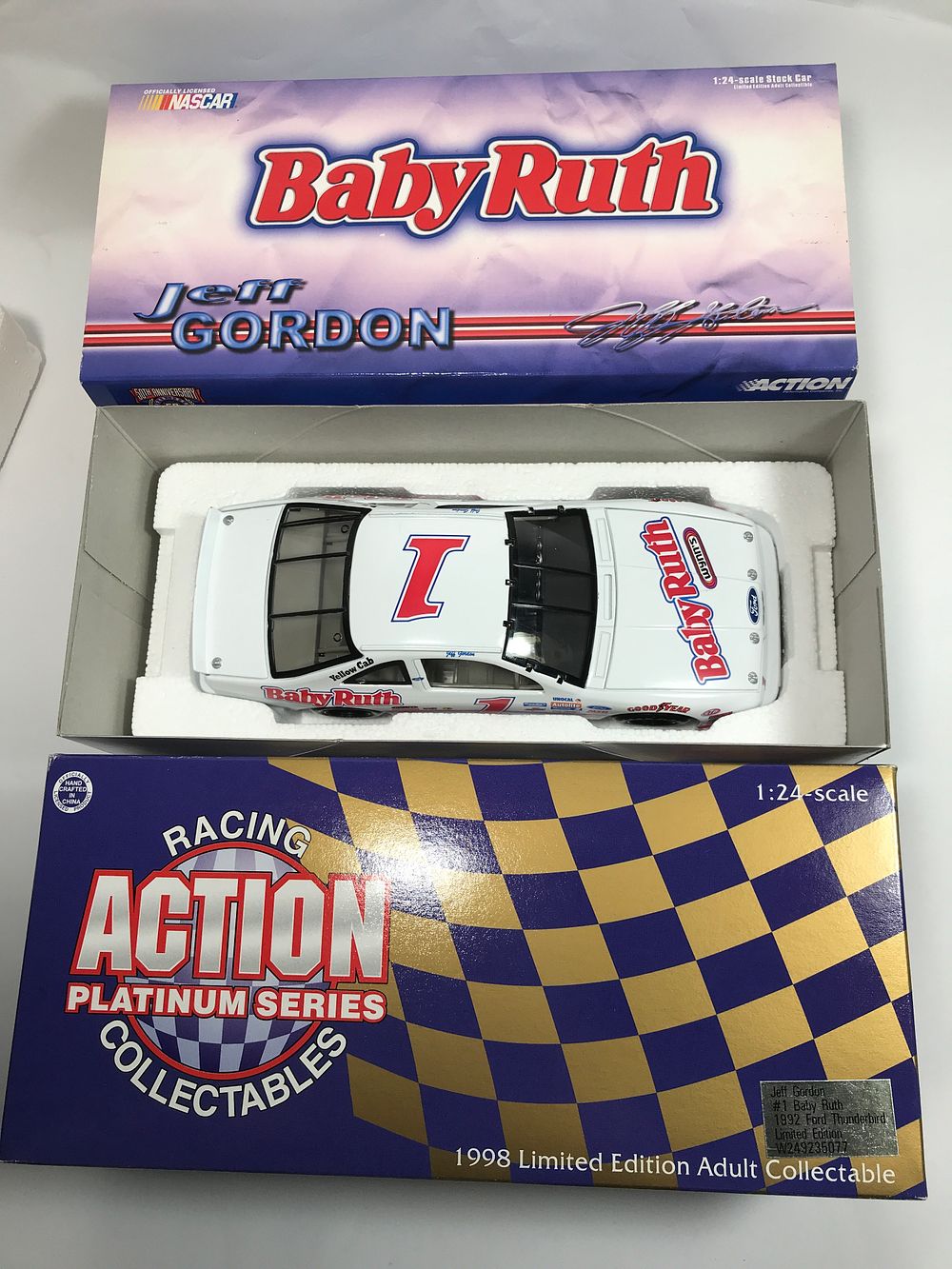 Lot 1007: Jeff Gordon #1 Baby Ruth 1992 Ford Taurus LE