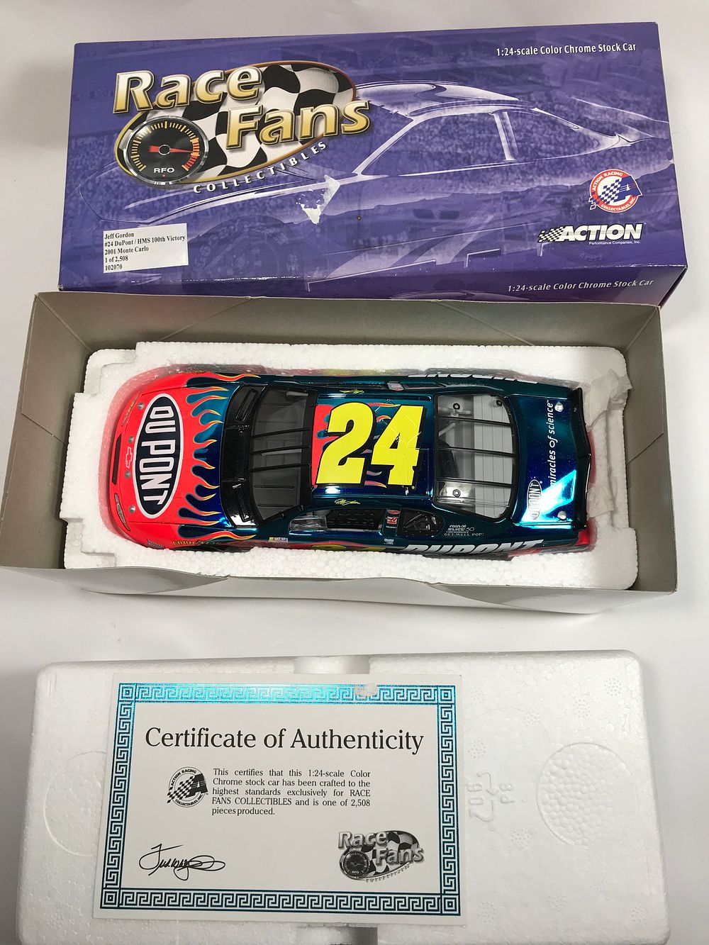 Lot 1018: Jeff Gordon 100th Winston Cup Victory Color Chrome