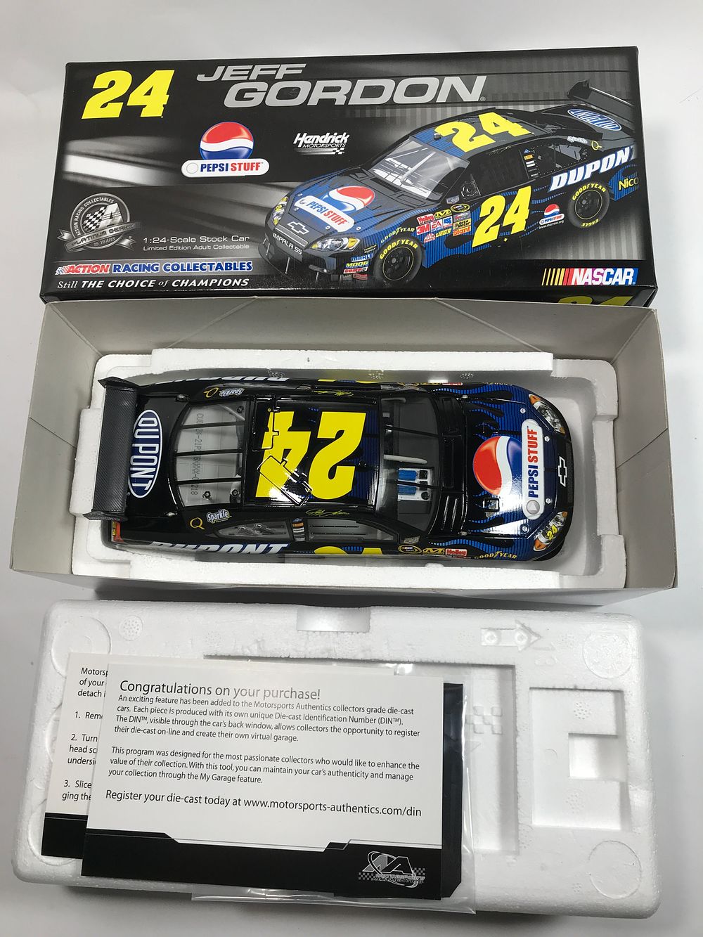 Lot 1031: 2008 Jeff Gordon #24 Pepsi Stuff Impala Diecast