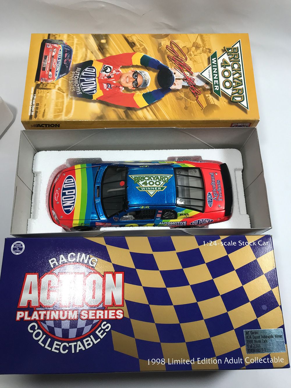 Lot 1052: Jeff Gordon #24 DuPont 1998 Brickyard Win