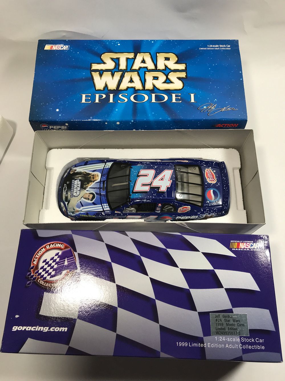 Lot 1057: Jeff Gordon #24 Star Wars Episode One Diecast