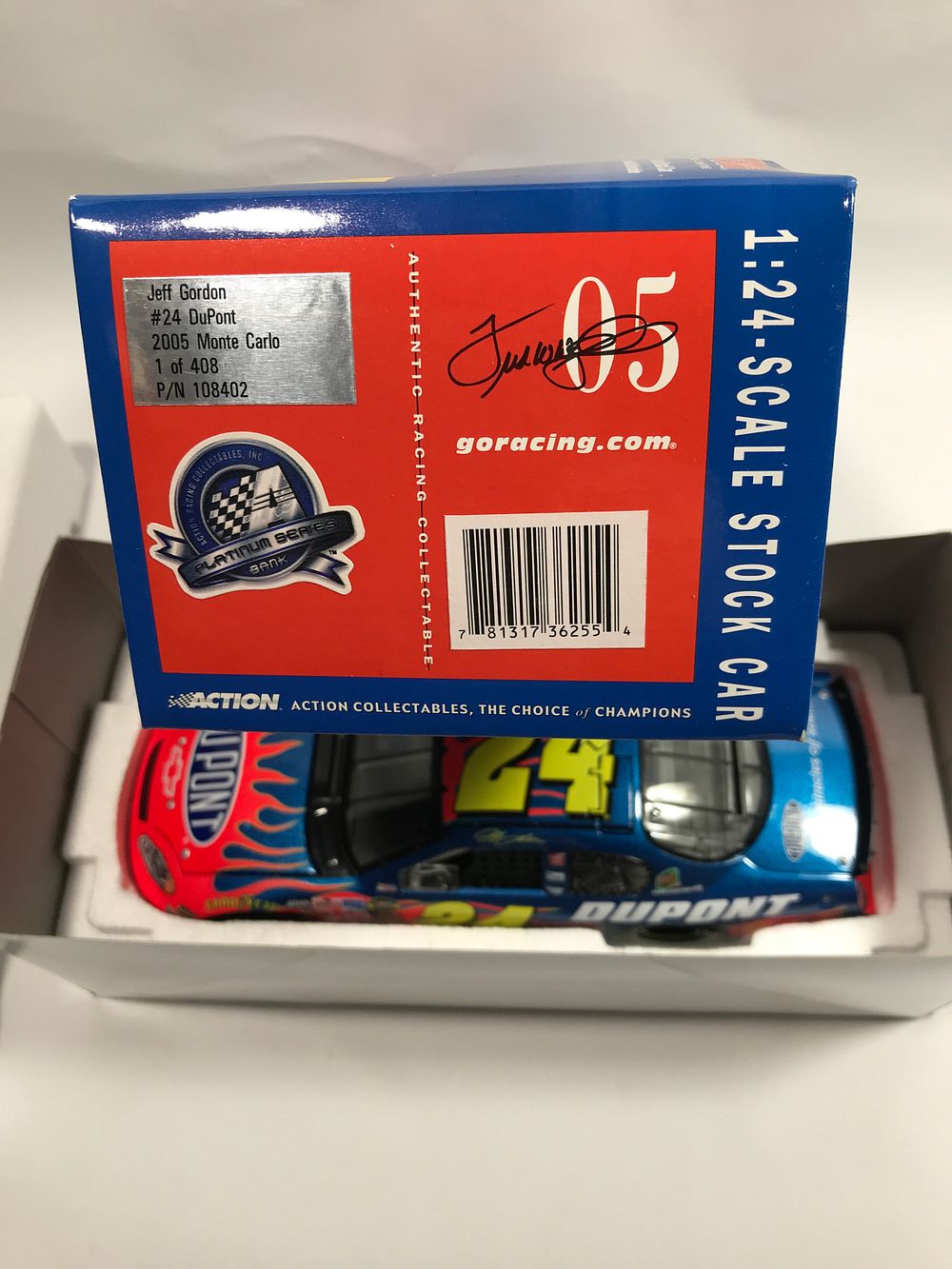 Lot 1060: Jeff Gordon #24 DuPont 2005 Monte Carlo