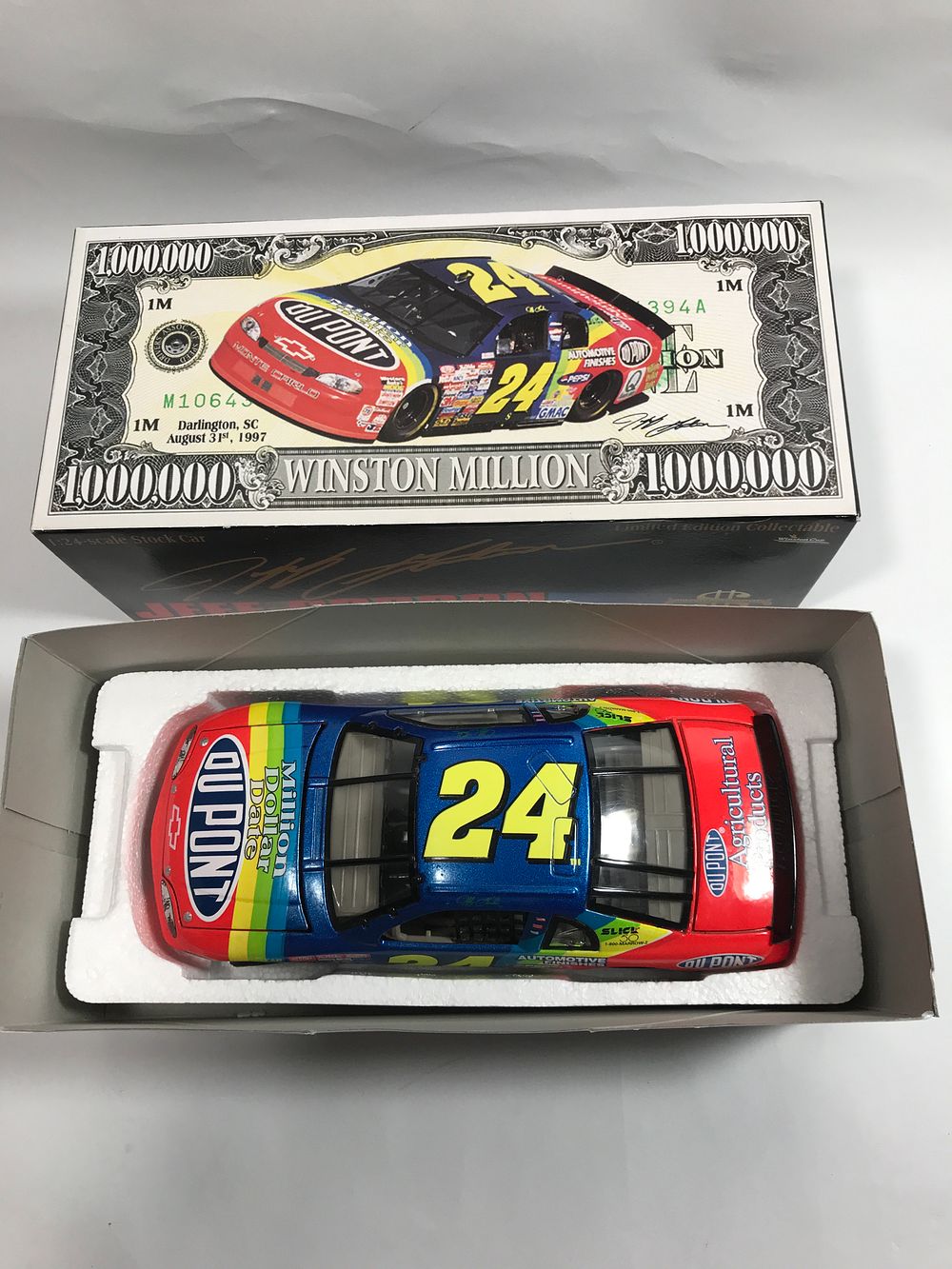 Lot 1062: Jeff Gordon #24 DuPont Winston Million Dollar