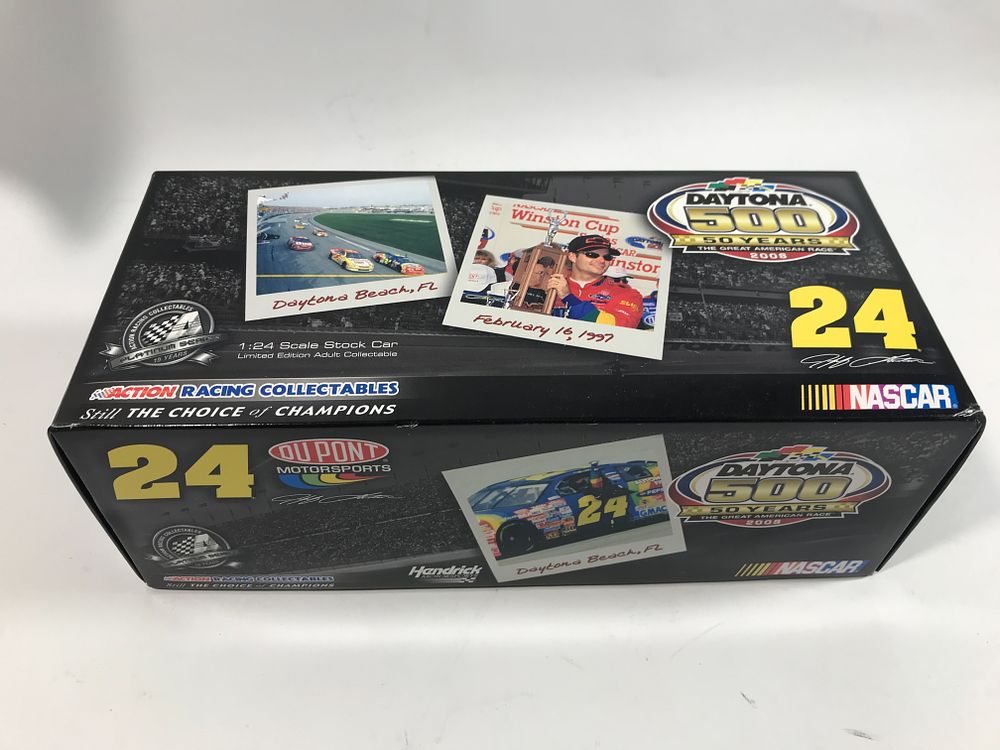 Lot 1077: Jeff Gordon #24 Daytona 500 Winner Gold Chrome