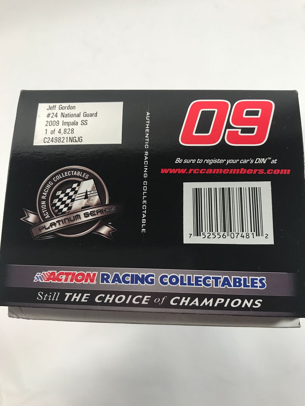 Lot 1083: Jeff Gordon #24 National Guard 2009 Impala
