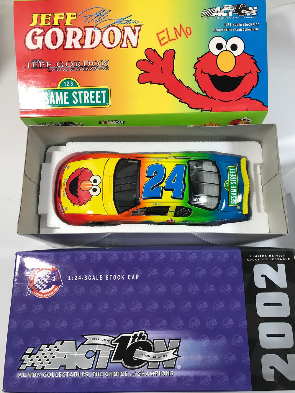 Lot 1110: Jeff Gordon Foundation #24 Elmo Sesame Street