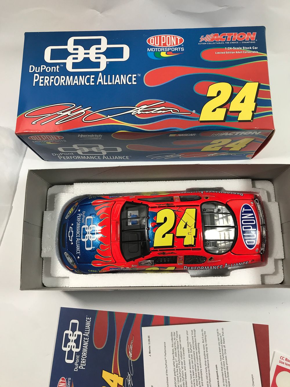 Lot 1120: Jeff Gordon #24 DuPont Performance Alliance LE