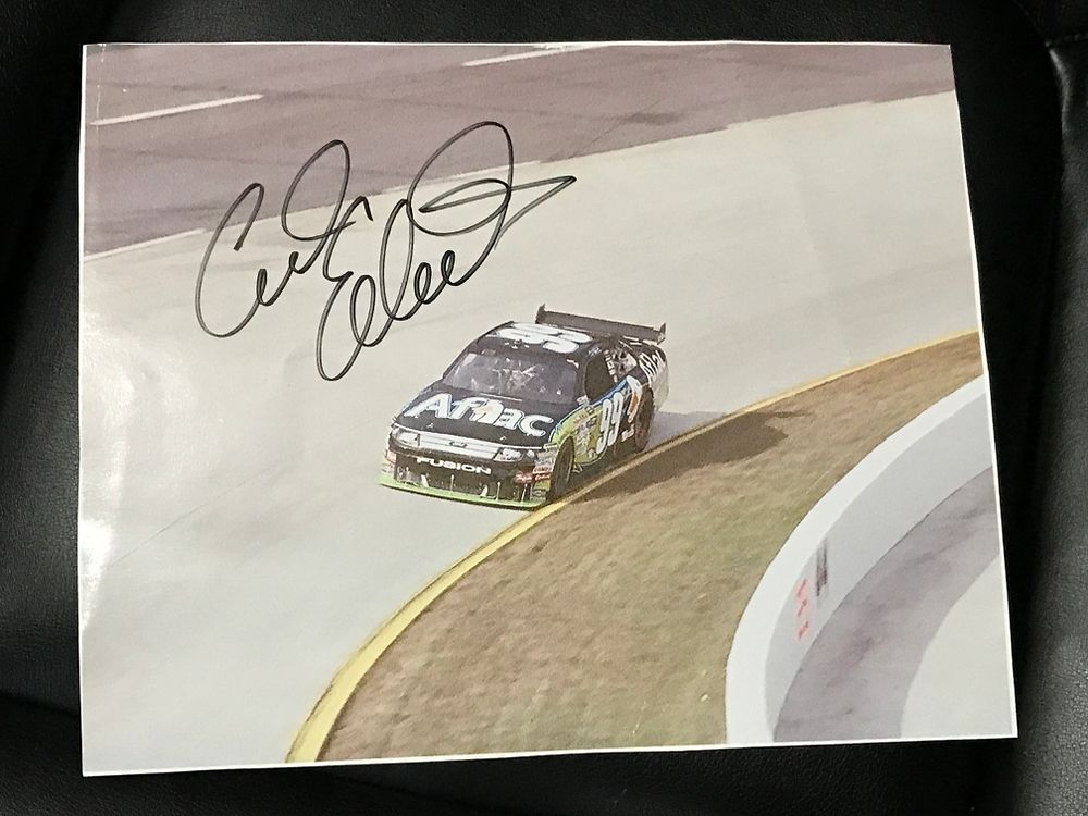Lot 57: Signed Carl Edwards Picture 8 x 10