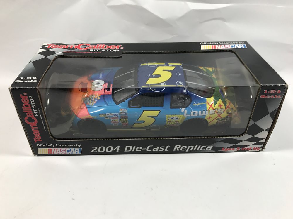 Lot 329: Kyle Busch #5 SpongeBob SquarePants Diecast