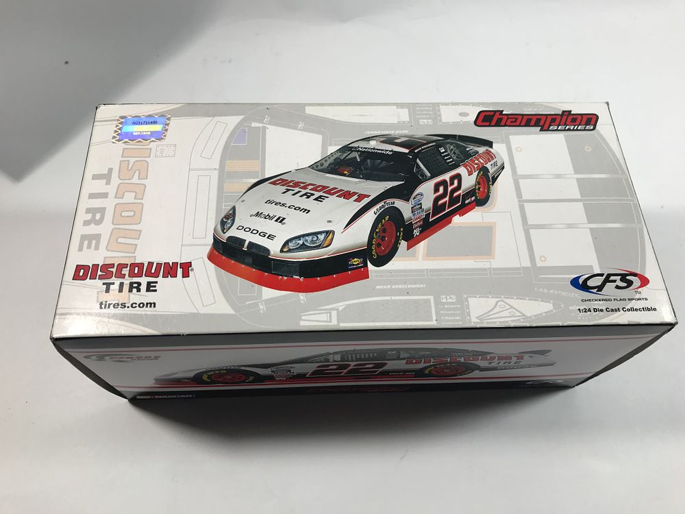 Lot 333: Signed Brad Keselowski 2010 #22 Discount Tire