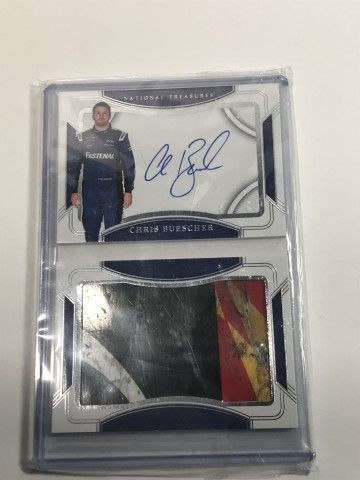 Lot 71: National Treasures Chris Buescher Autographed