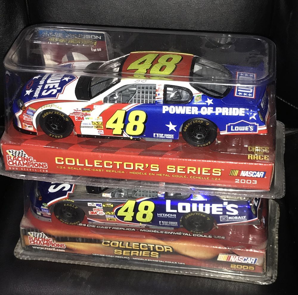Lot 928: Jimmie Johnson #48 Diecast Cars 1/24 scale (2)