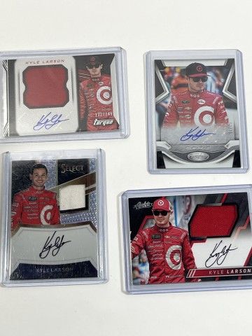 Lot 75: Kyle Larson 4 Card Collection