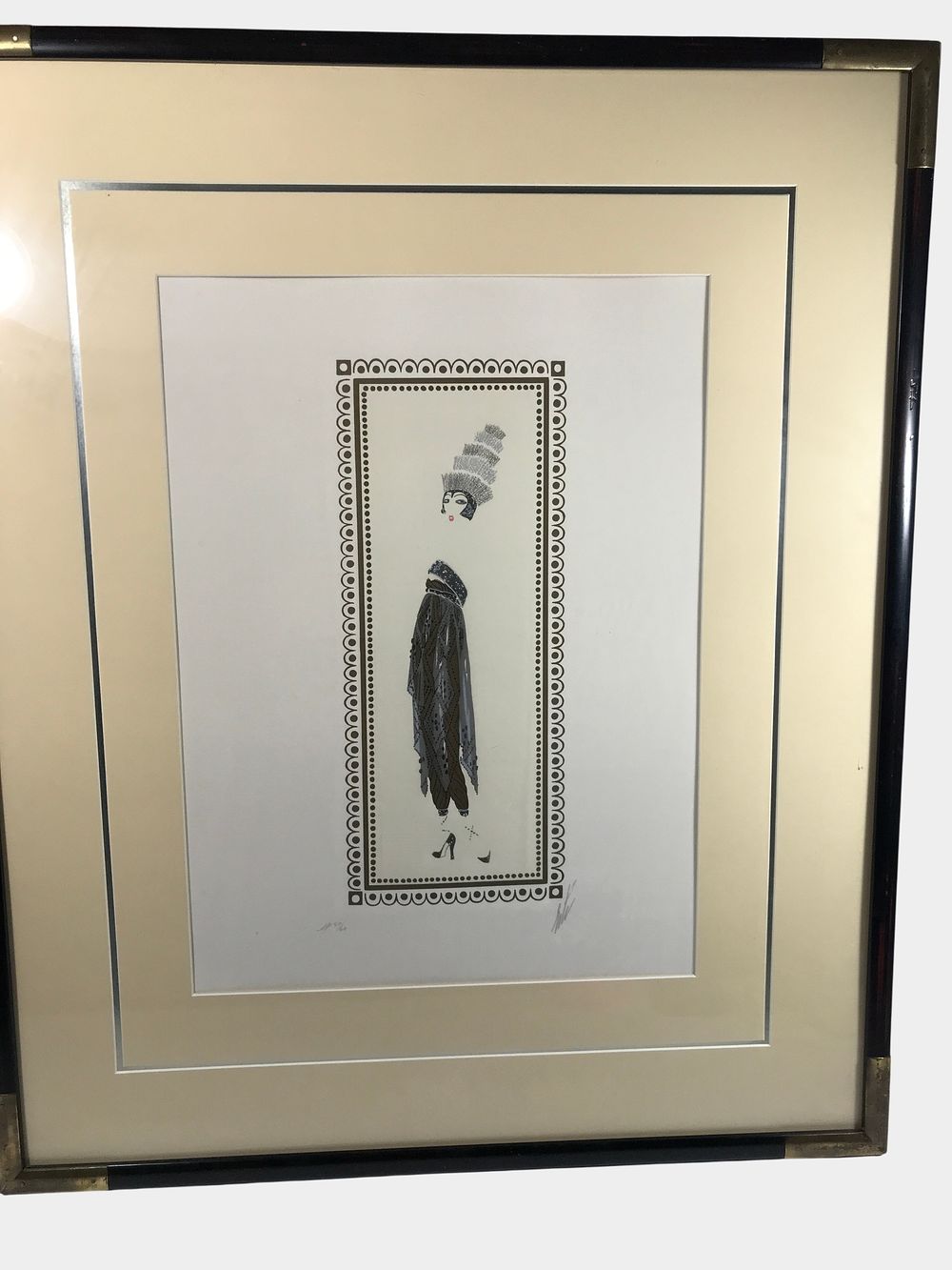 Lot 305: Erte Temptress Pencil Signed Artist Proof Color Lithograph