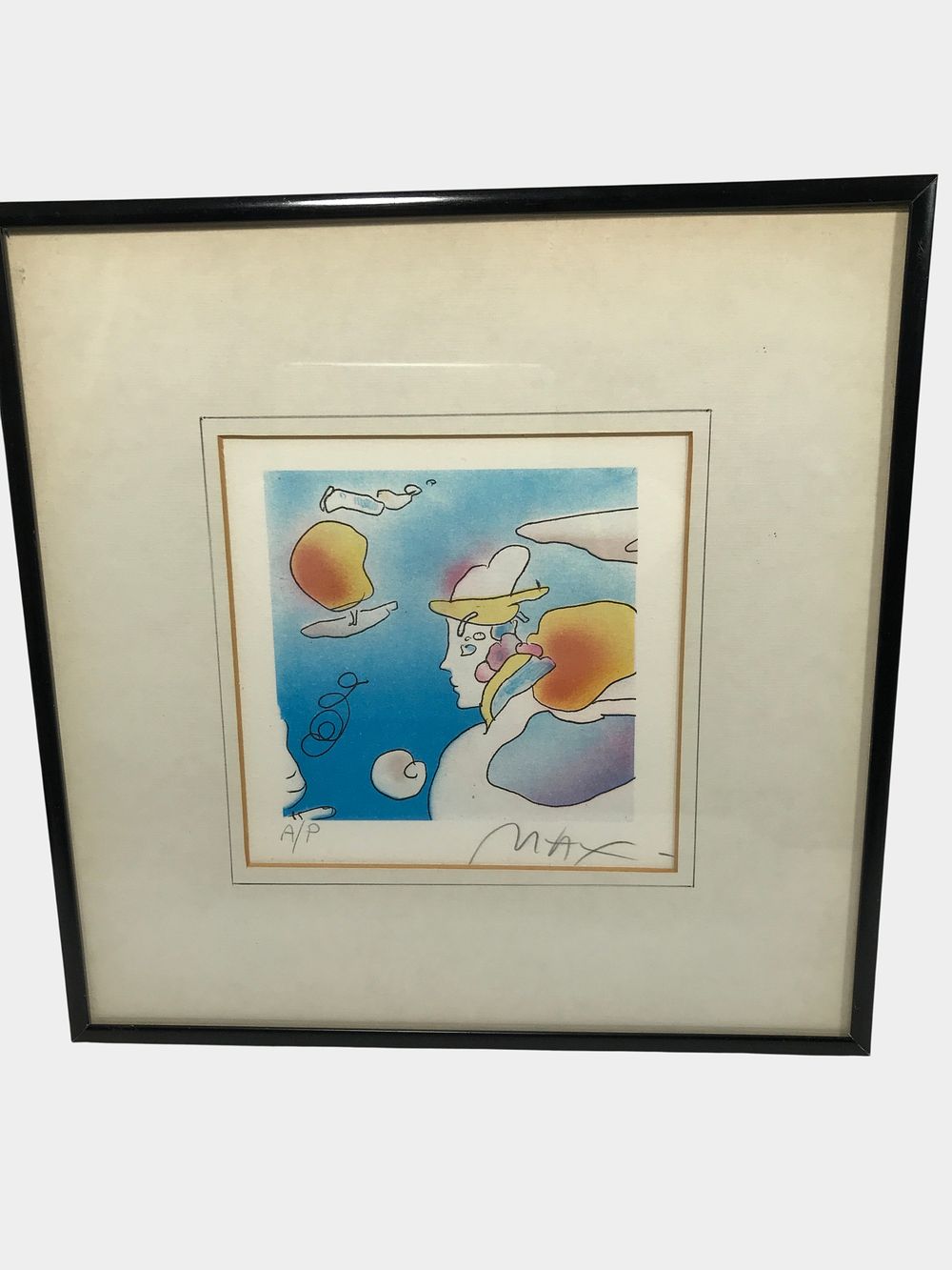 Lot 316: Peter Max Galactic Man Artist Proof Lithograph