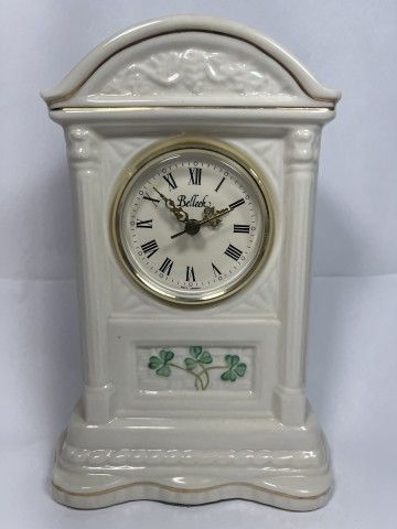 Lot 4: Beleek Glenveigh Mantle Clock