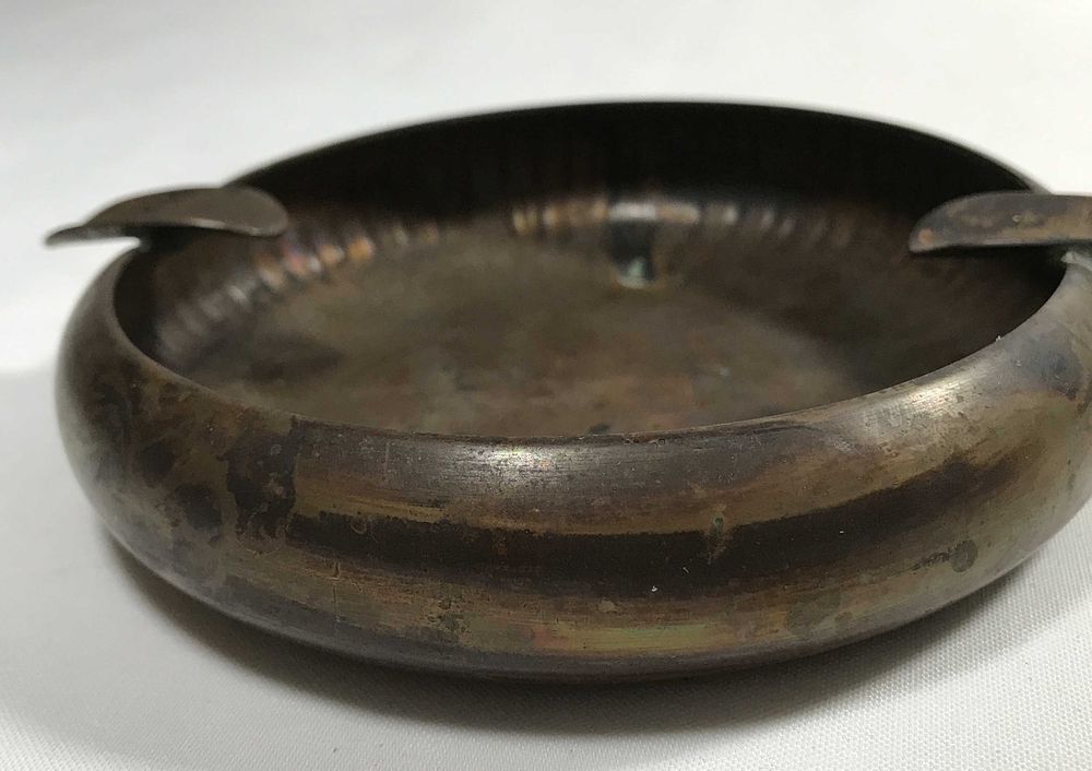 Lot 7: ROYCROFT Hand Hammered Copper Ashtray