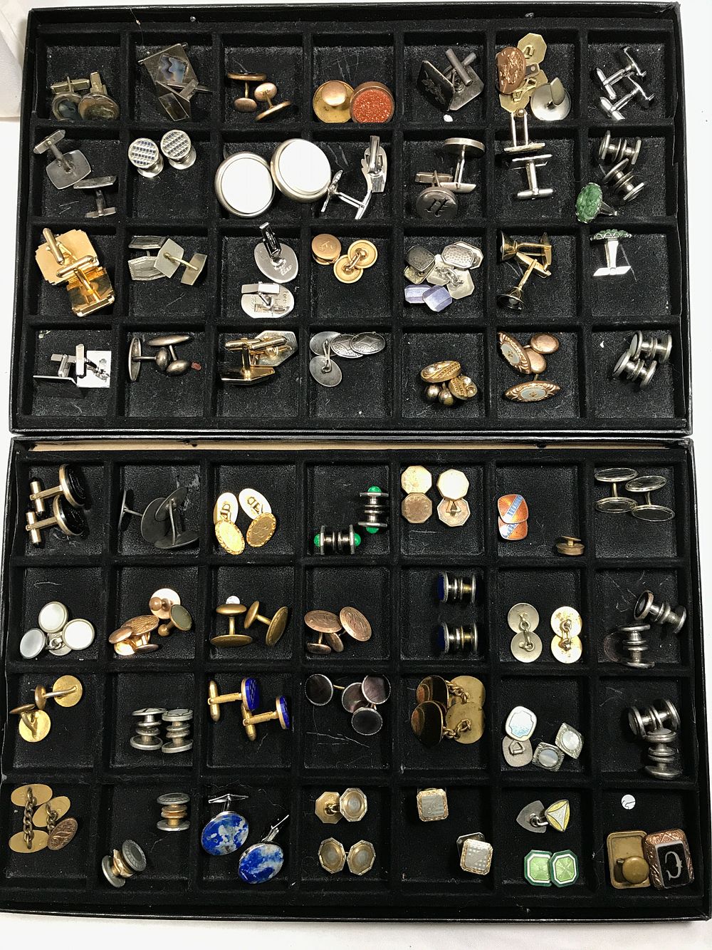 Lot 26: Large CuffInk Collection appr 58 pair