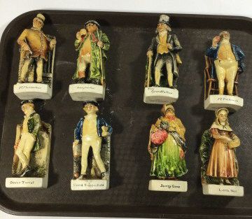 Lot 97: Charles Dickens Figures by Ivorex