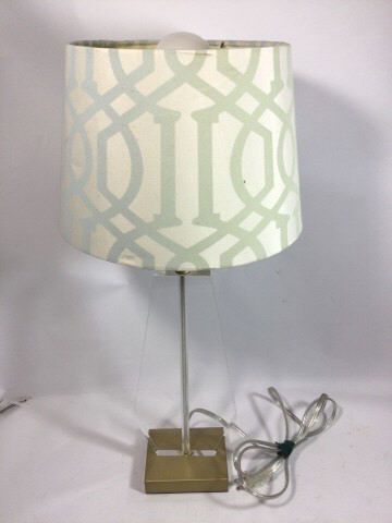 Lot 111: Modern Table Lamp with Acrylic Base