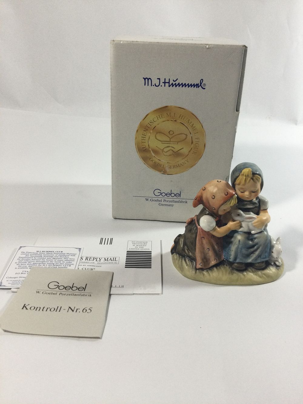 Lot 403: MJ Hummel Figurine Easter Time 384 in box
