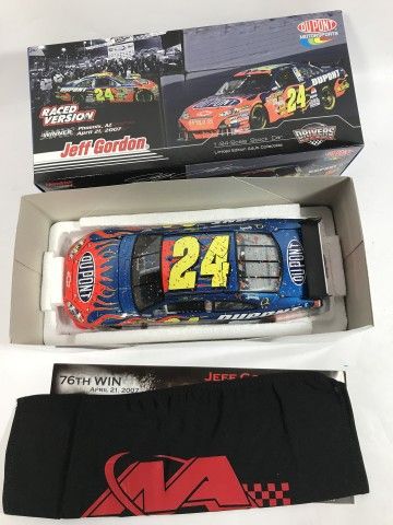 Lot 483: Jeff Gordon #24 DuPont Phoenix Win Raced Win