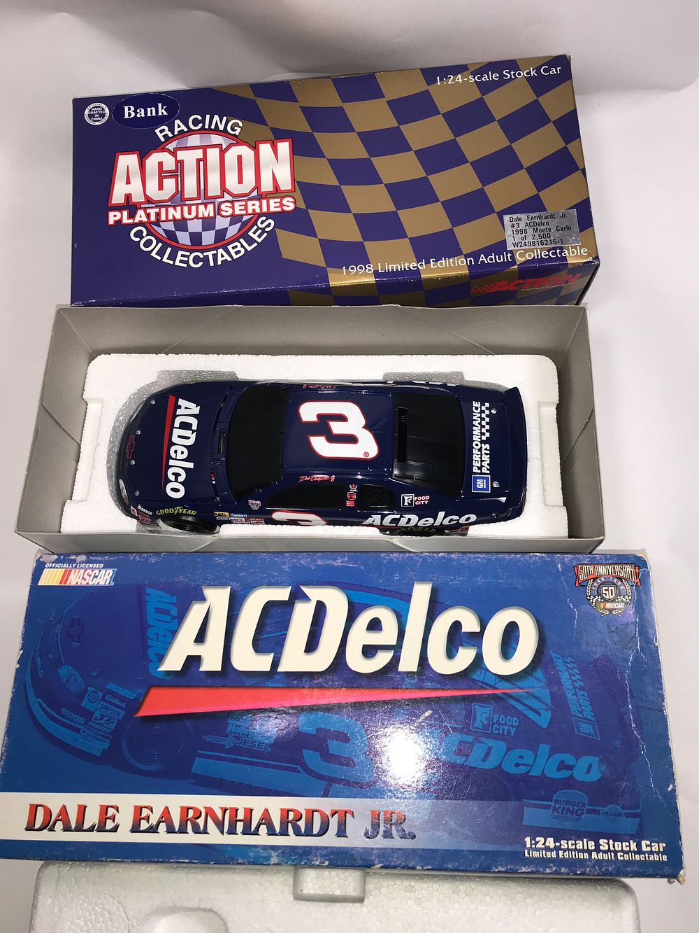 Lot 536: 2 Dale Earnhardt Jr #3 ACDelco Monte Carlo 1998