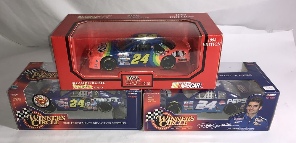 Lot 539: Jeff Gordon #24 3-Car Collection