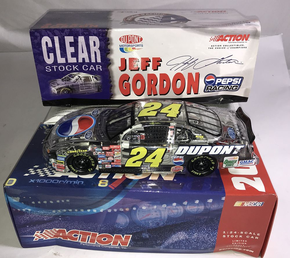 Lot 547: Jeff Gordon #24 Clear Stock Car in org box