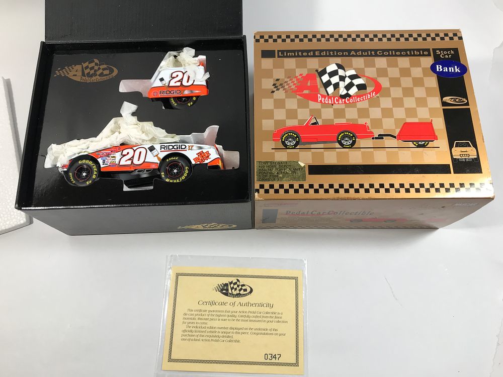 Lot 552: Tony Stewart #20 Home Depot Action Pedal Car