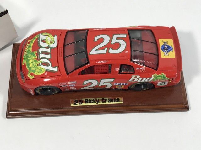 Lot 557: Ricky Craven #25 Bud Premier Gold Diecast