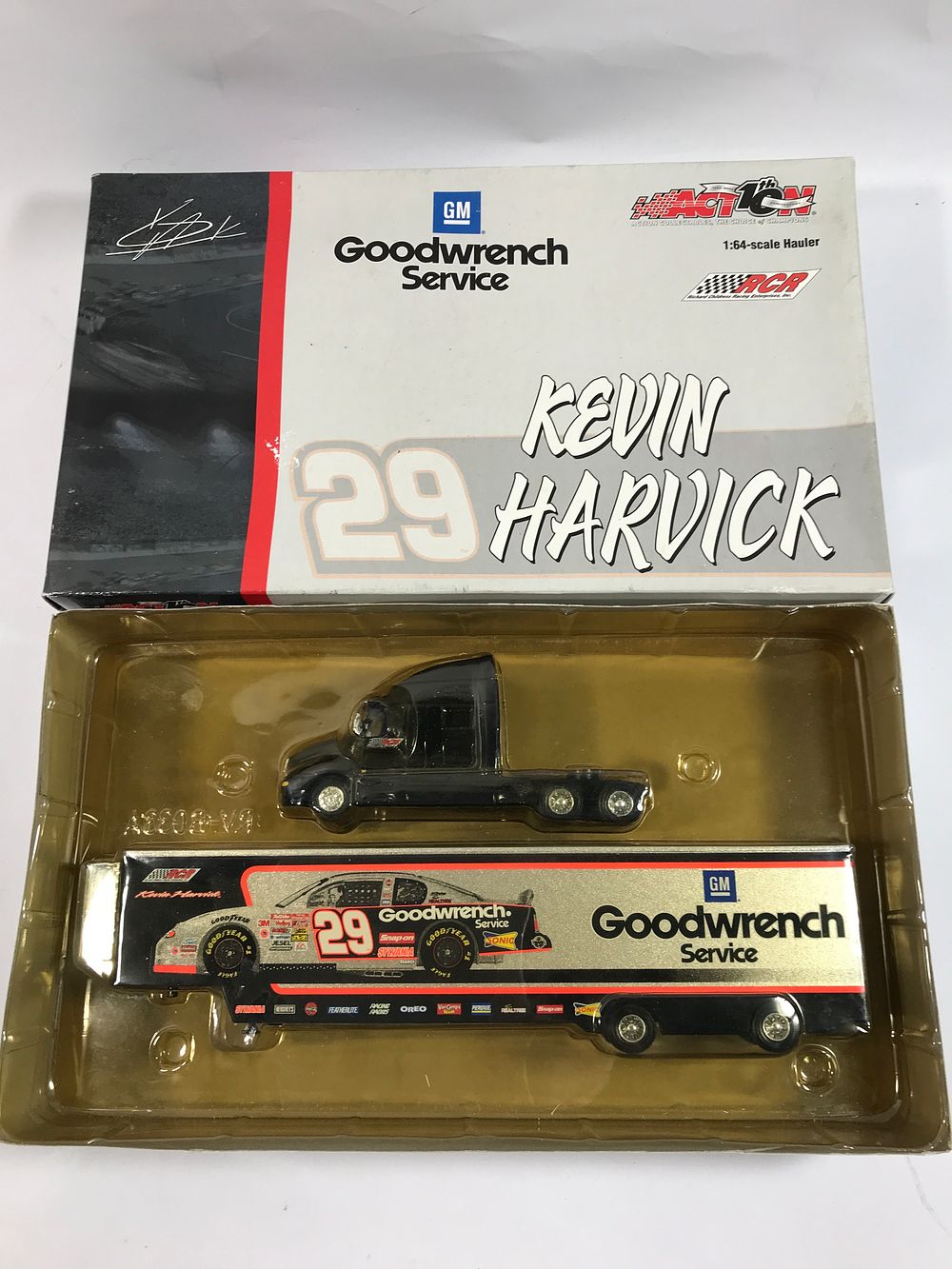 Lot 573: Kevin Harvick #29 GM Goodwrench 2002 Hauler