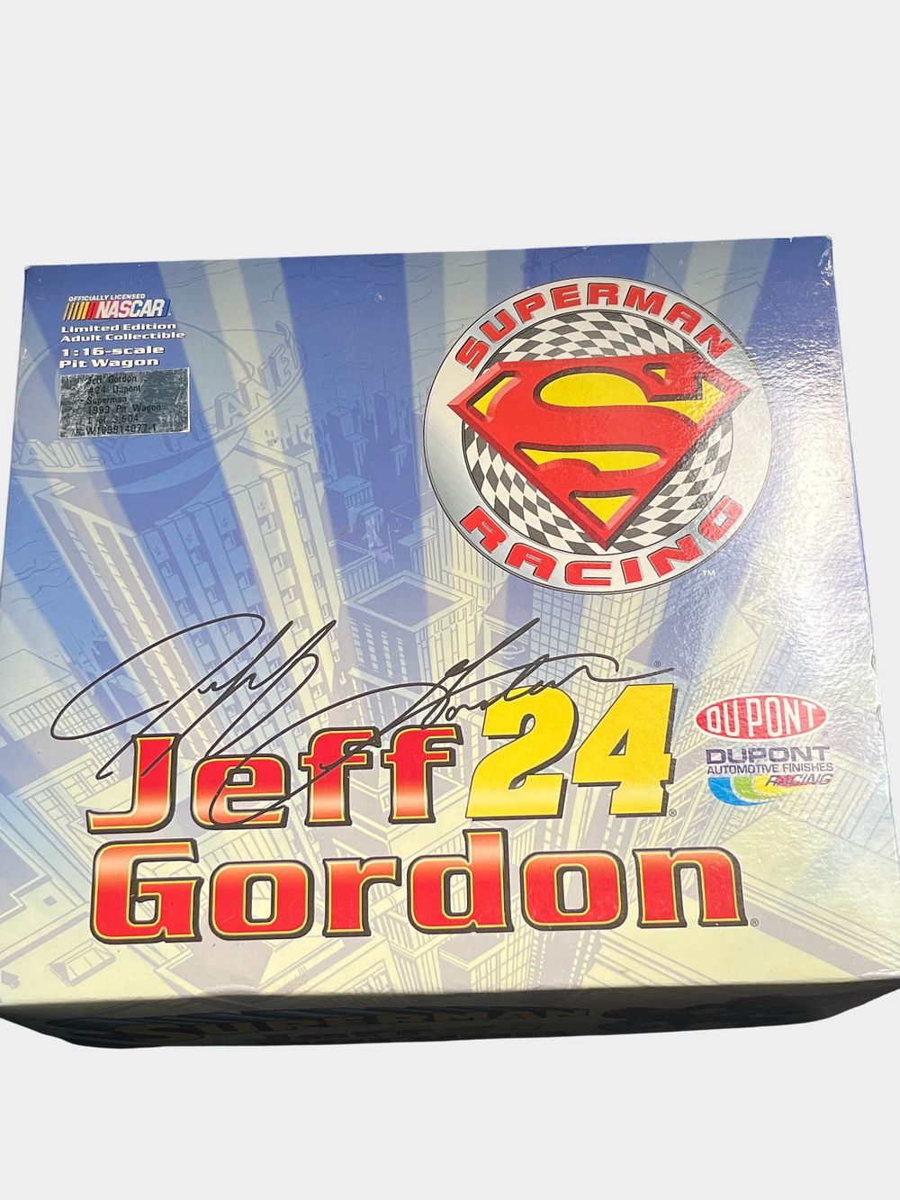 Lot 574: Jeff Gordon #24 DuPont Superman 1999 Limited Ed.