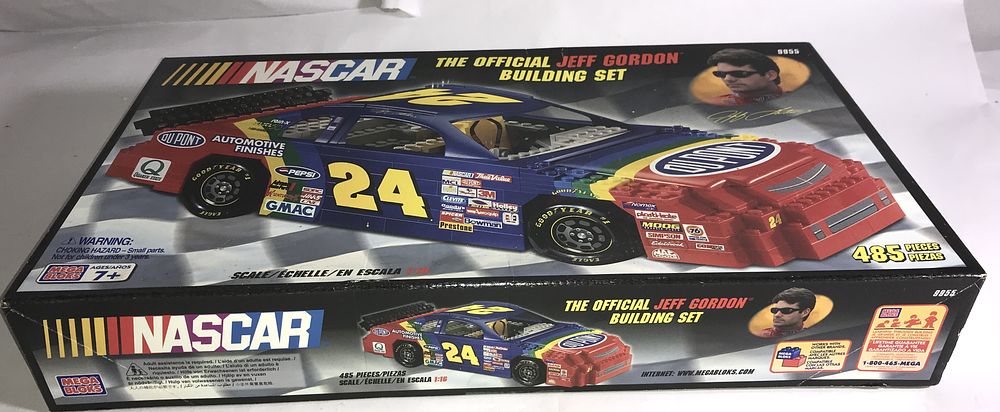 Lot 594: Jeff Gordon Mega Blocks Building Set