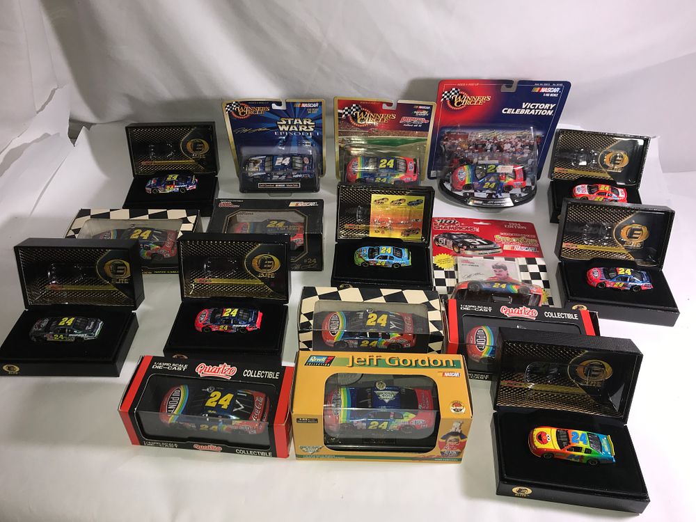 Lot 630: Jeff Gordon Race Car Collection 1:64 & 1;43 Scale